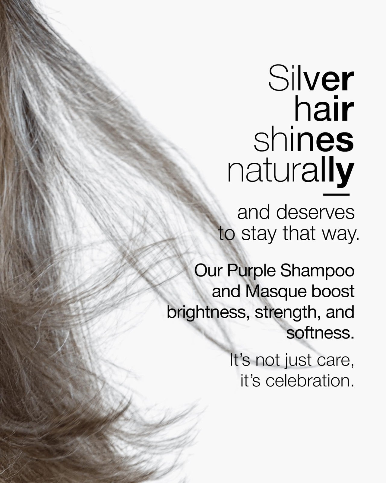 Better Not Younger Silver Lining Purple Hair Mask for women 40+, deep conditioning treatment for gray and silver hair.