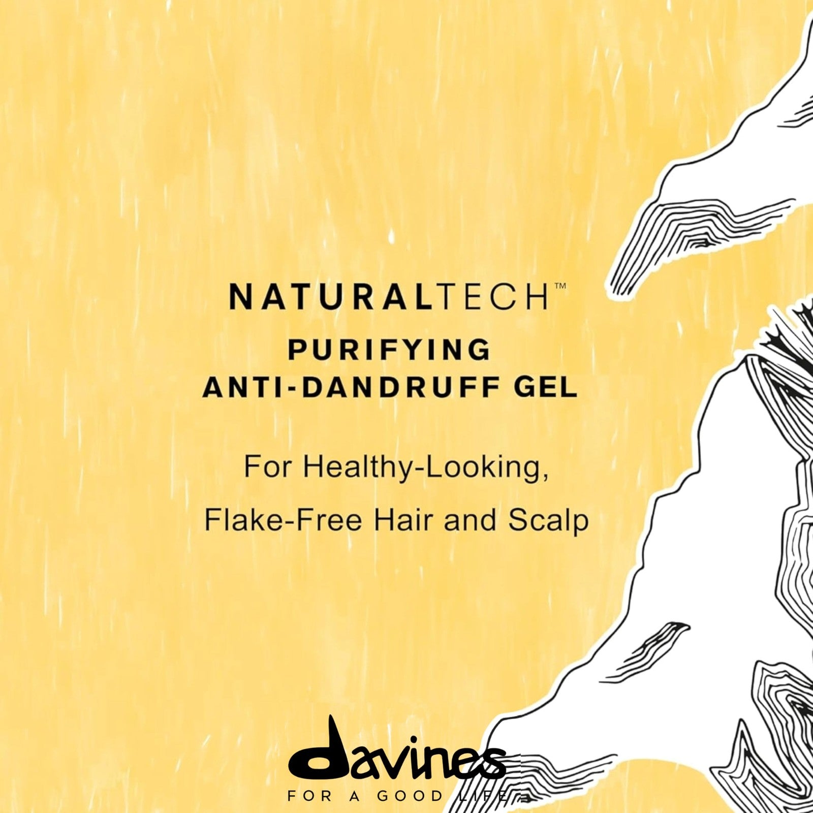Davines Naturaltech Purifying Gel for dandruff and oily scalp, clarifying and anti-dandruff hair treatment in a gel form