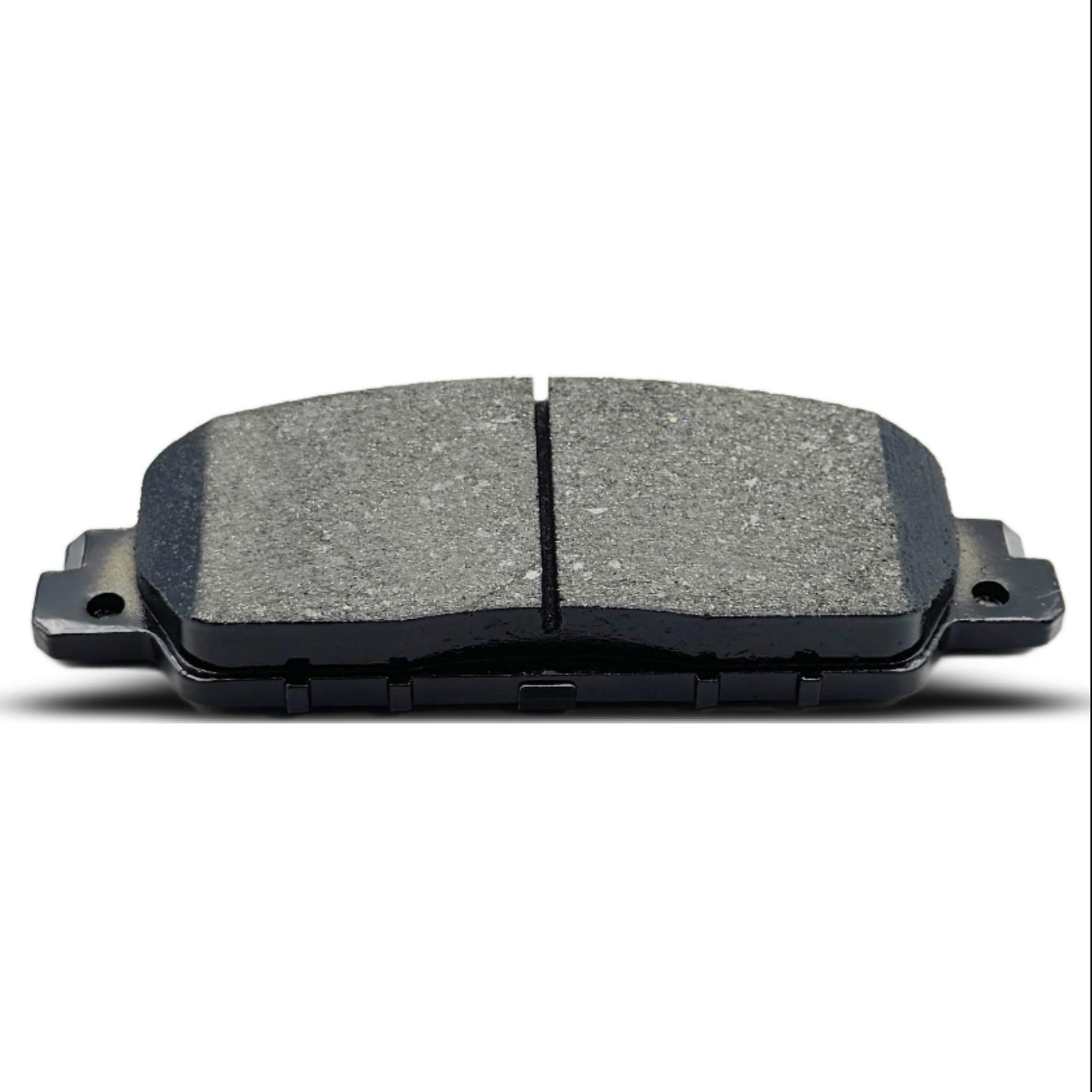TALAMOYI 8-piece front and rear disc brake pads kit for Honda Accord 2013-2017, showing new brake pads installed on vehicle.