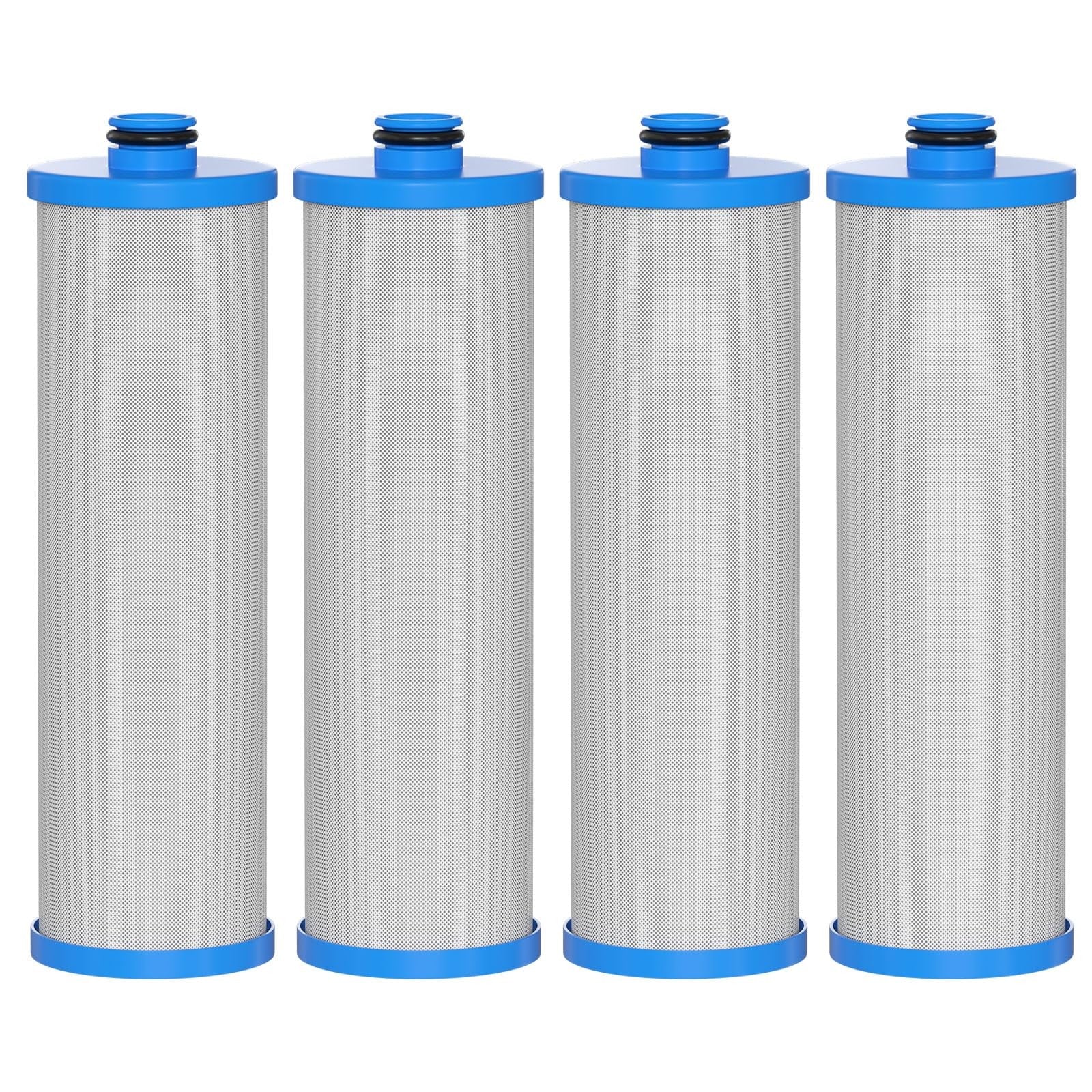 Vickmons KW1 RV water filter 2.5 x 10-inch compatible with RCS and FR1 housings, featuring a cylindrical design and durable construction.
