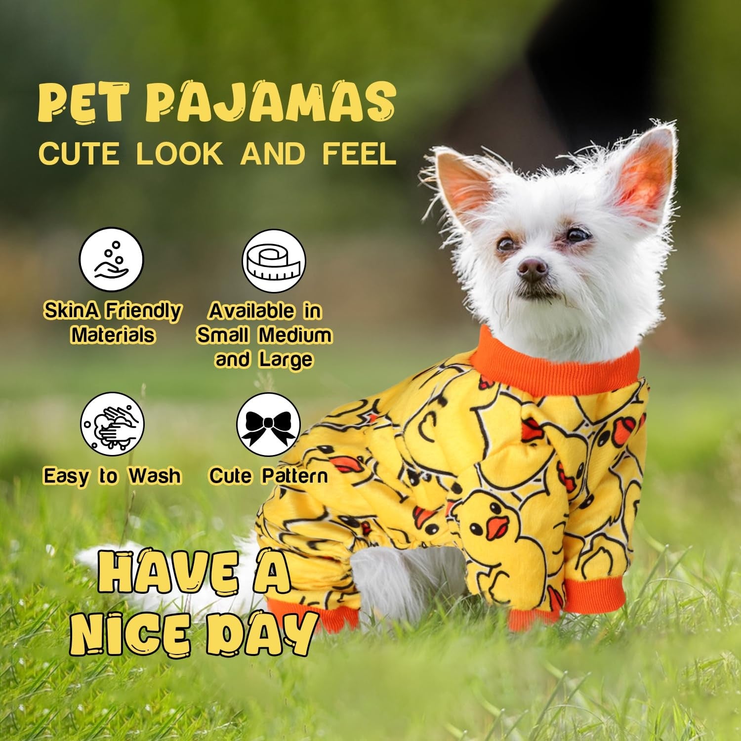 Soft lightweight BAOBICUTE dog pajamas in a 4-pack, small recovery bodysuits for small dogs, comfortable and easy to wear.