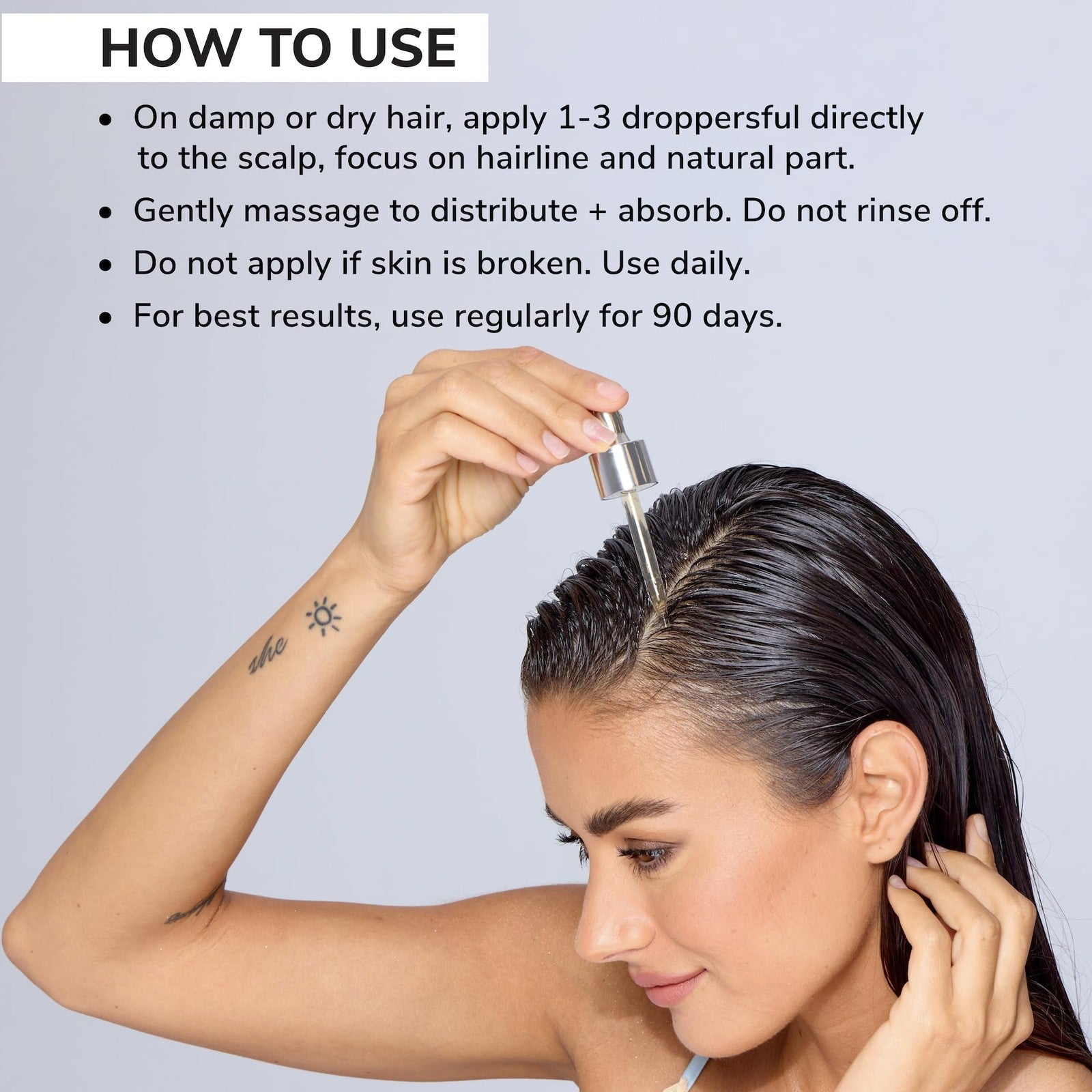 COLOR WOW Youth Juice Collagen scalp treatment bottle with applicator brush for scalp care and collagen support.