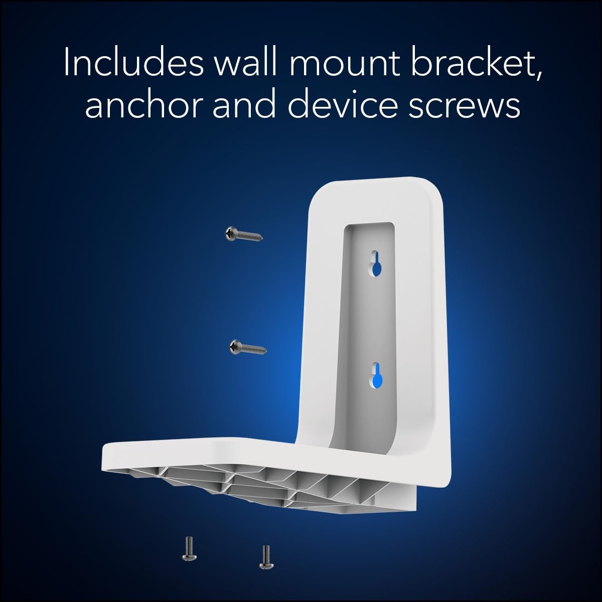 NETGEAR WiFi 7 Wall Mount Kit (RBEWM-10000S) for Orbi and Nighthawk routers, showing mounting brackets and hardware.