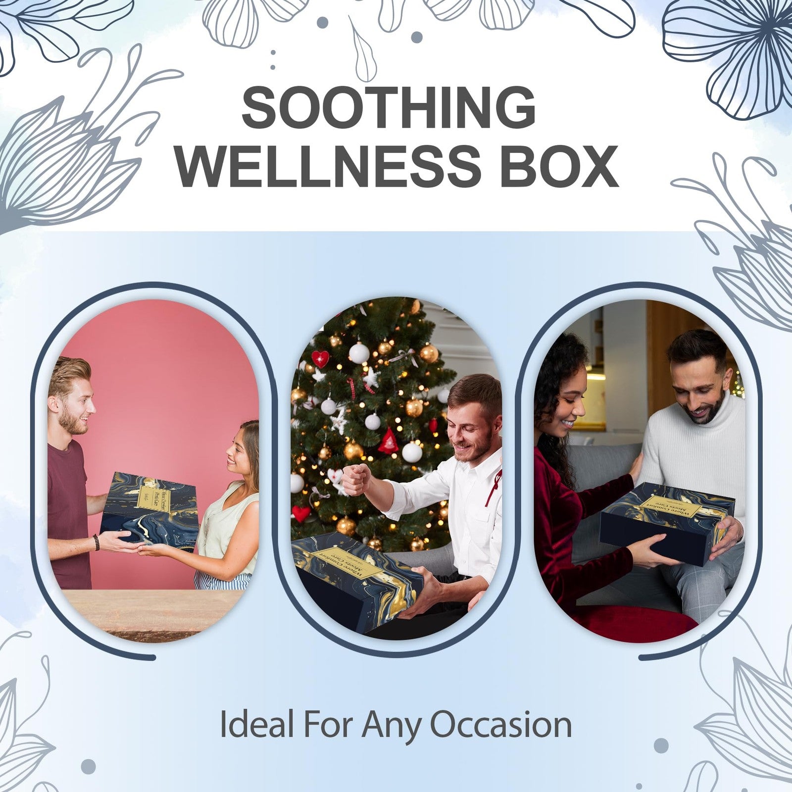 Get Well Soon gift basket for men by HomeHarbor Collections with assorted care items and snacks designed for men's recovery.