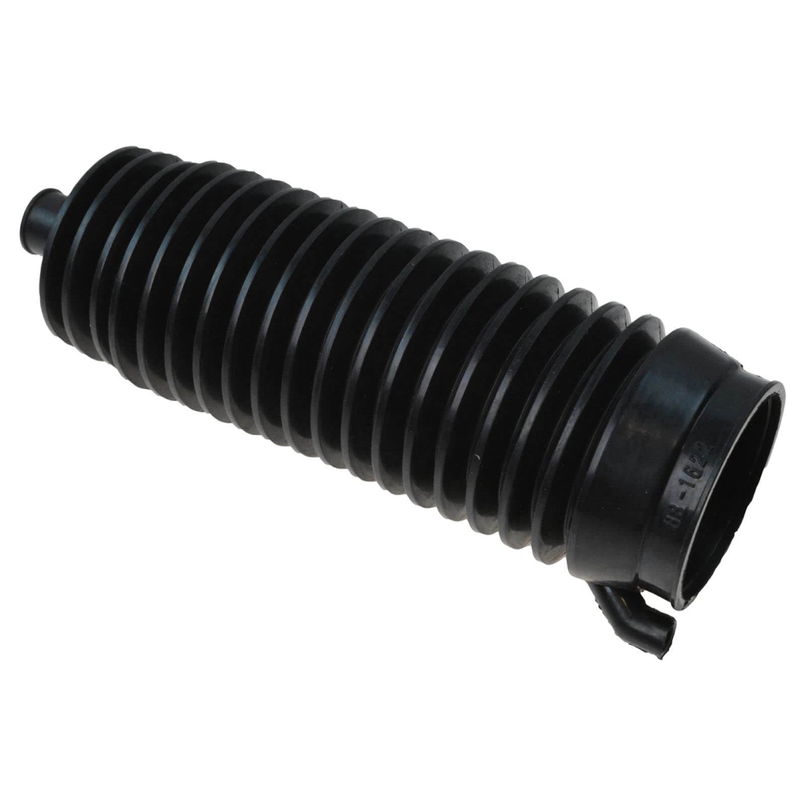 TRQ front driver and passenger side steering rack pinion bellows and tie rod kit with visible black rubber bellows and metal components