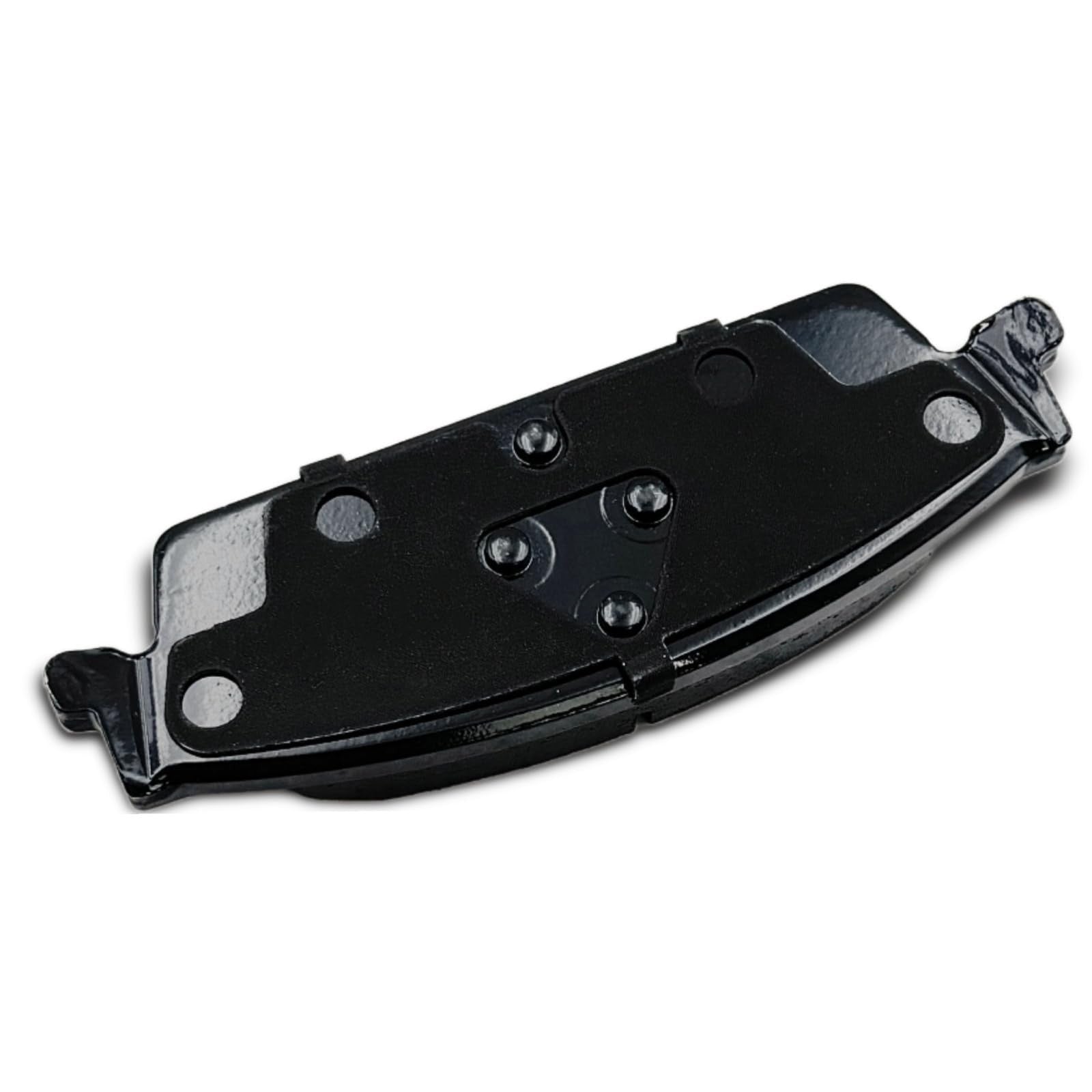 Ceramic front and rear brake pads set for Cadillac Escalade ESV and Chevy Silverado 1500 by evkingauto, showing brake pad components.