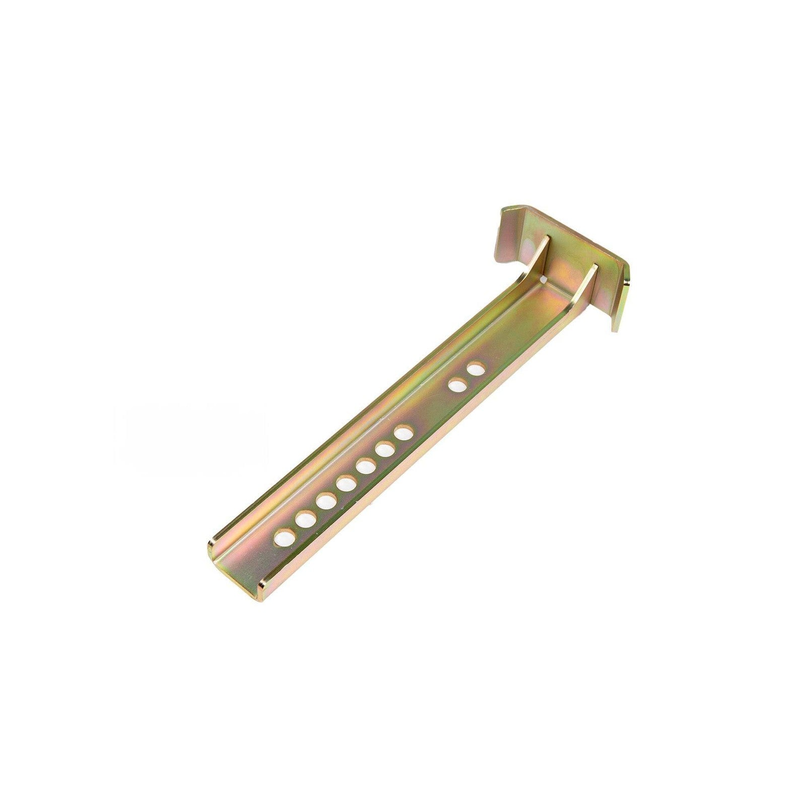 Mr. Snow Plow BOSS STB03220 kickstand leg with straight blade, zinc-plated replacement part for snowplow equipment.