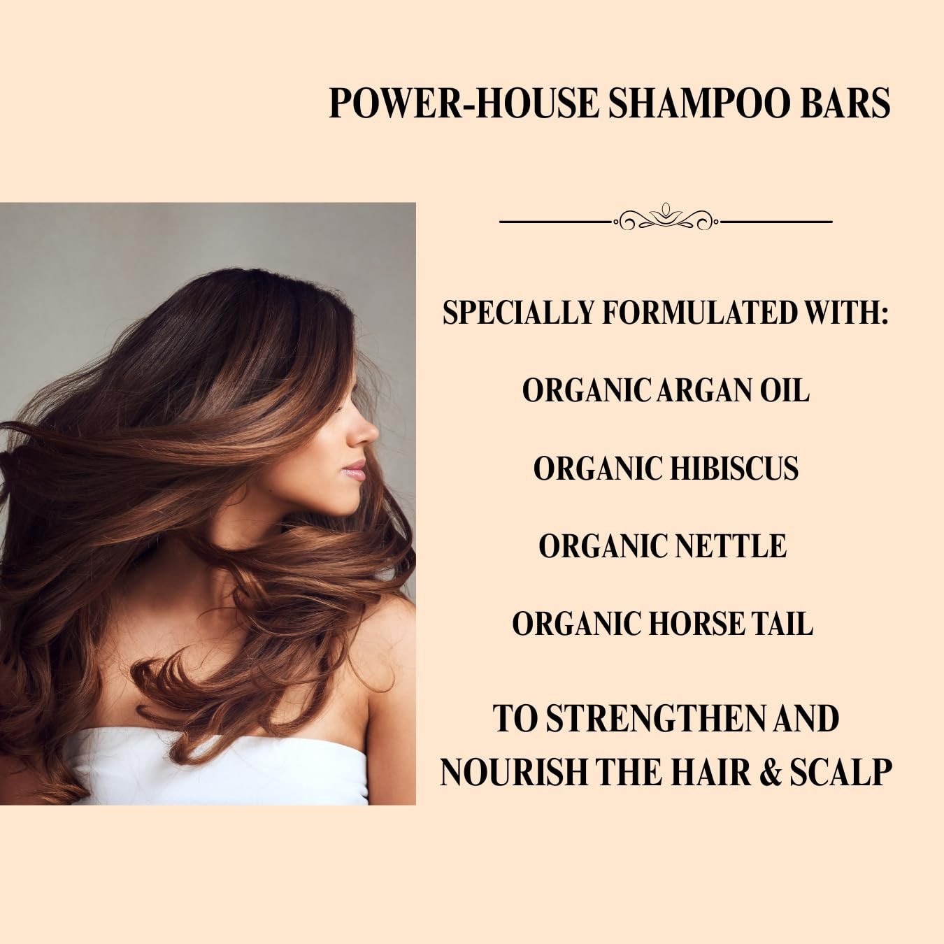 Natural solid shampoo bar by Aspen Kay Naturals made with organic ingredients, shown on a neutral background.