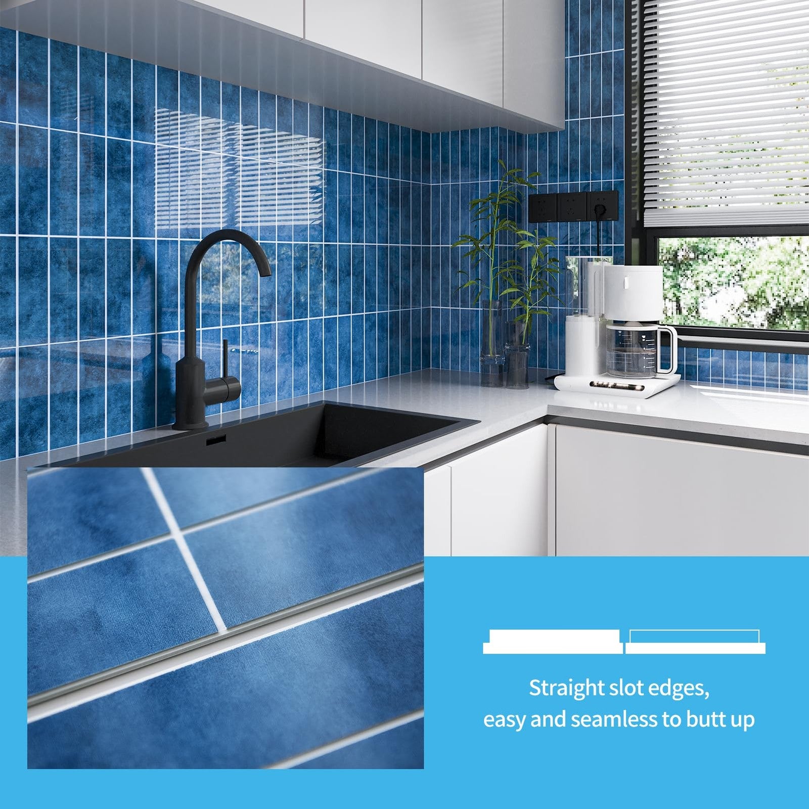 Art3d faux marble peel and stick backsplash tiles for kitchen and bathroom walls, 10-sheet set with realistic marble pattern.
