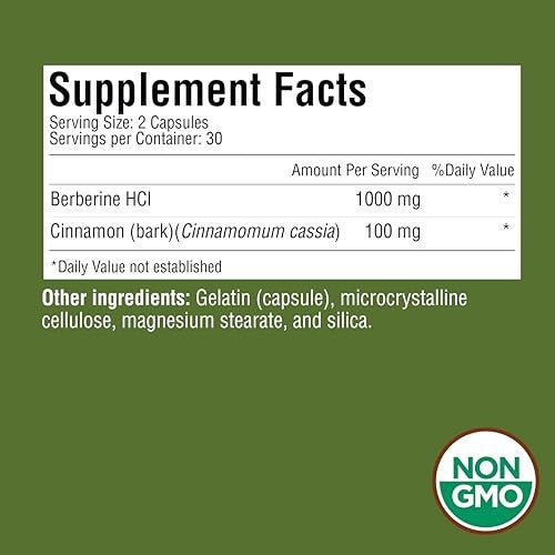 Bottle of Herb Science Berberine supplement by Windmill, showing the label with 1000mg of Berberine per serving for metabolic health.