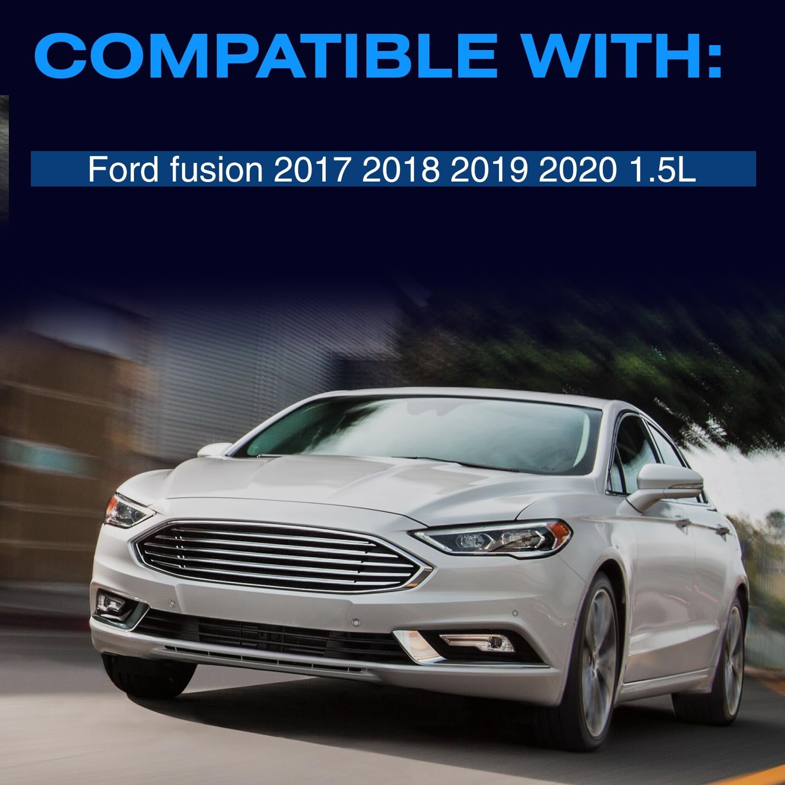 Hoiedt vapor canister purge valve for 2017-2020 Ford Fusion 1.5L engine, showing the black plastic component with connector.