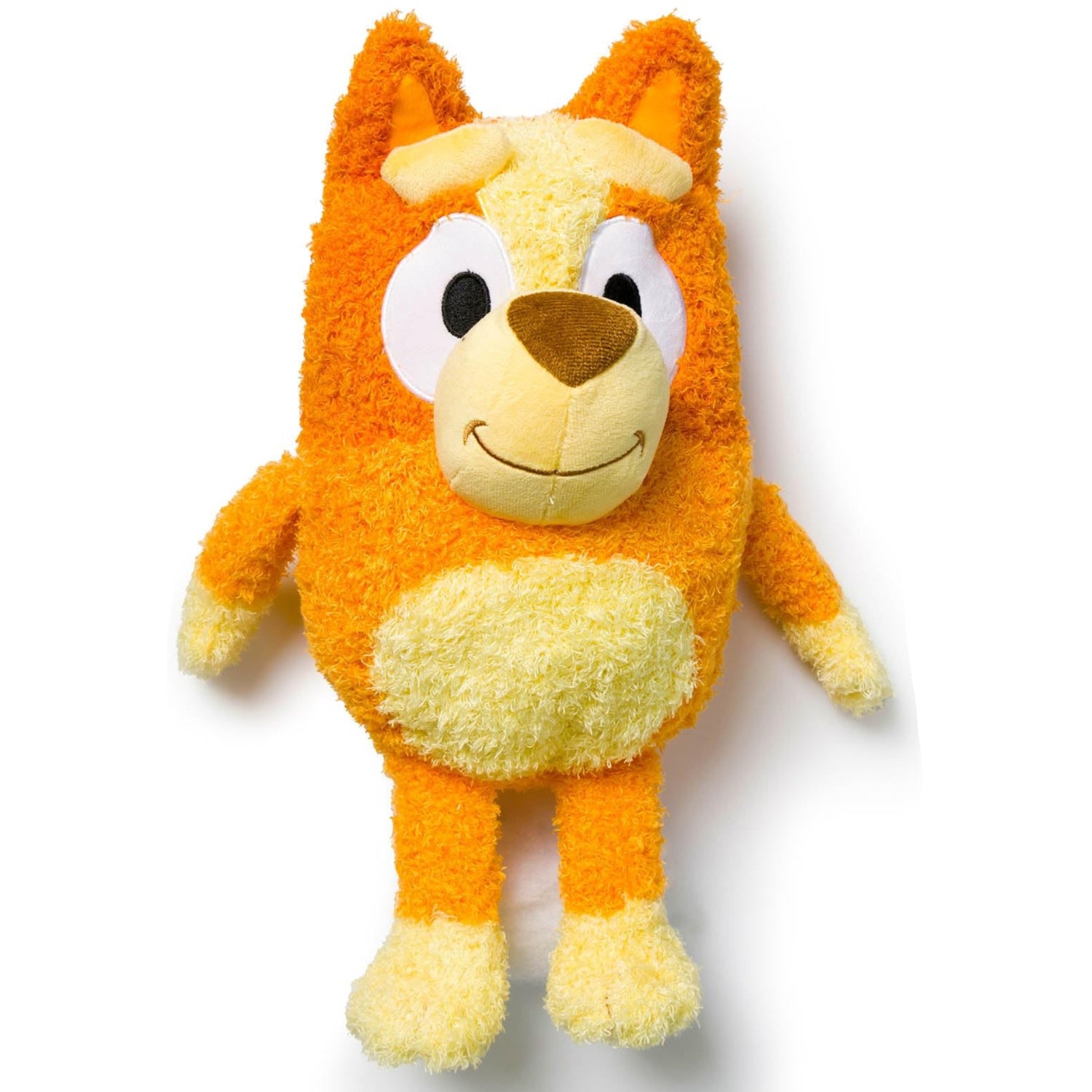 Jay Franco Bluey plush pillow buddy, 17-inch soft stuffed toy with Bluey character, perfect for cuddling and comfort.