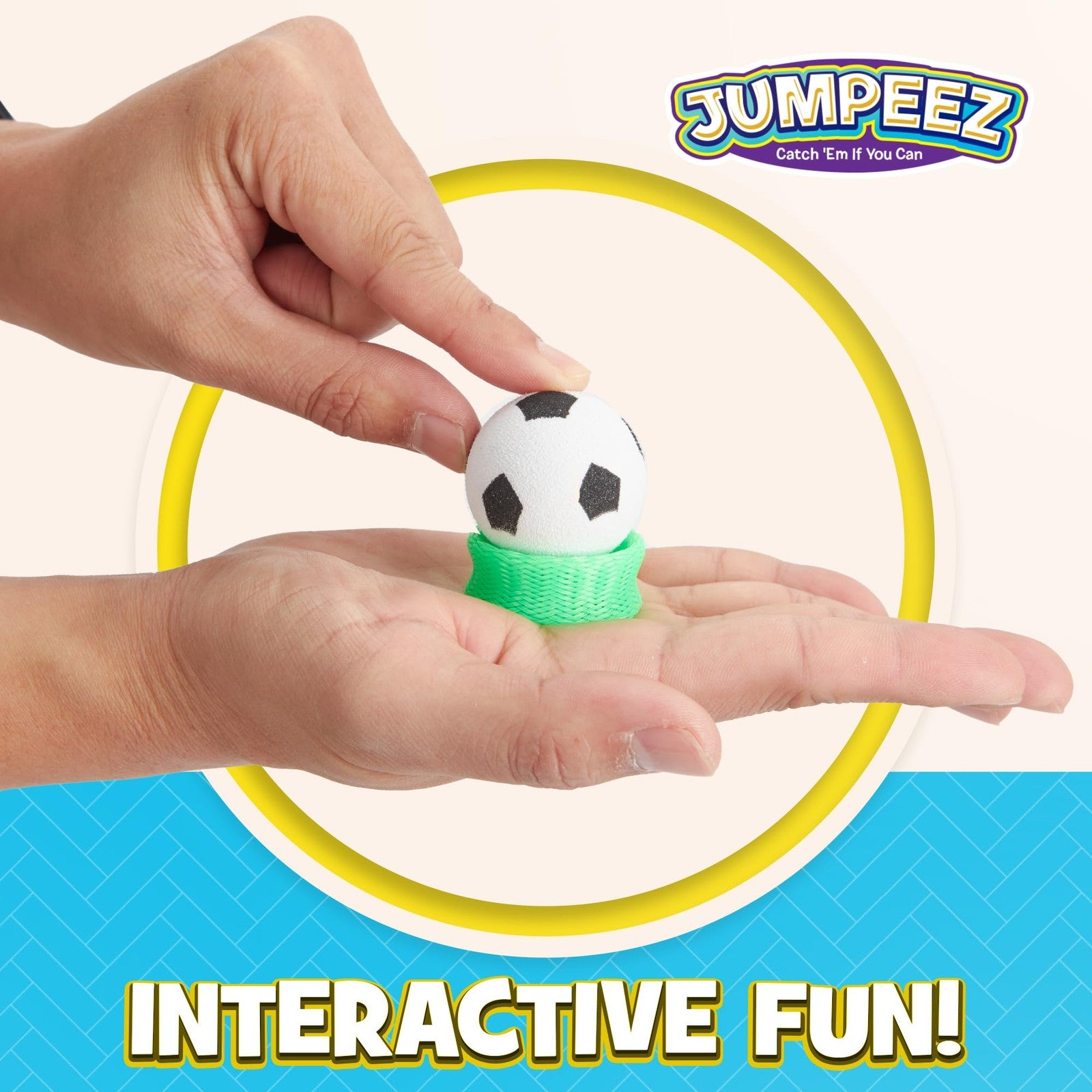 IPIDIPI TOYS Jumpeez Sport Ball Rocket Poppers 24-pack with jumping spring launchers on a white background.