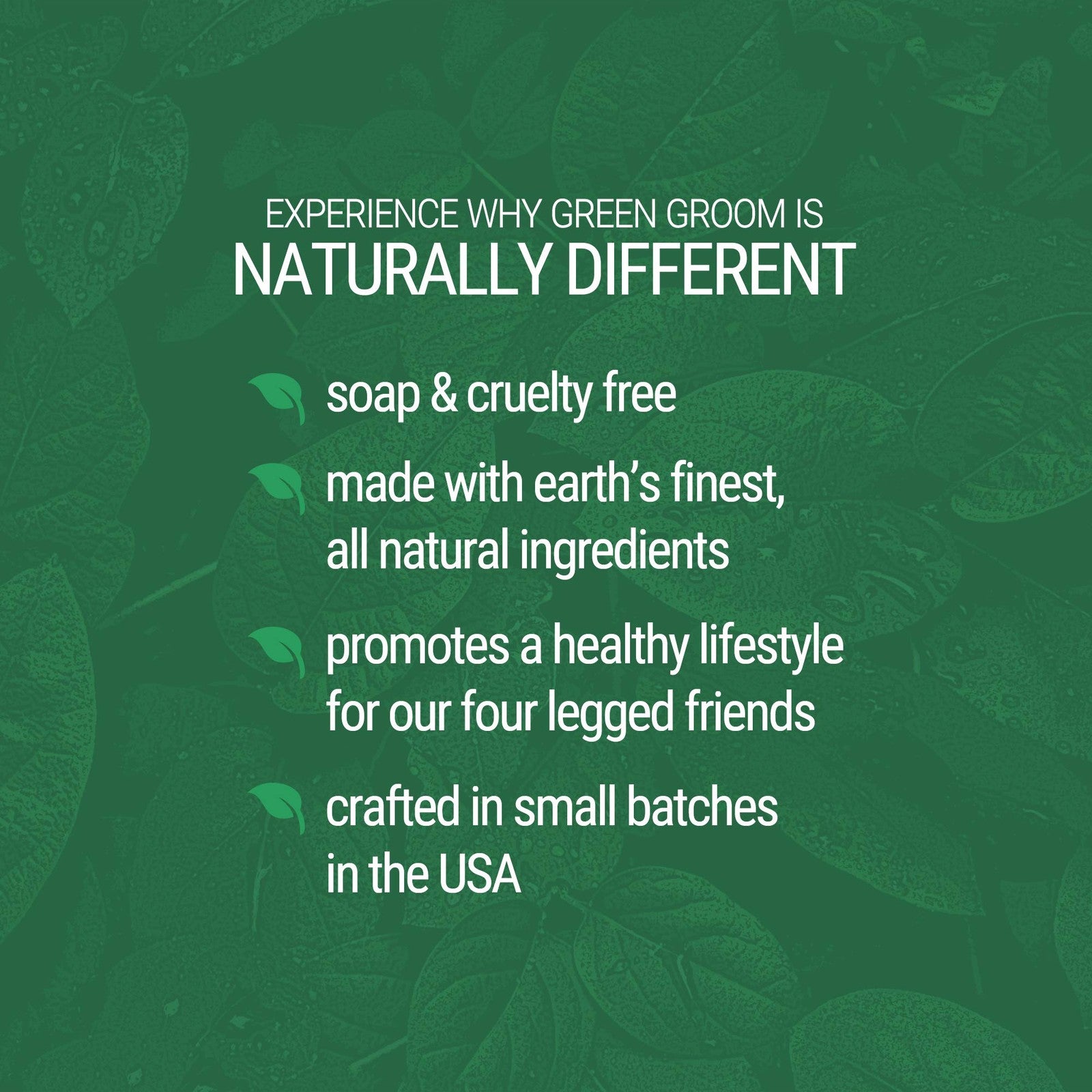 GreenGroom Green Groom Dog Shampoo and Conditioner gallon container, all-natural formula for detangling and strengthening dogs' coats