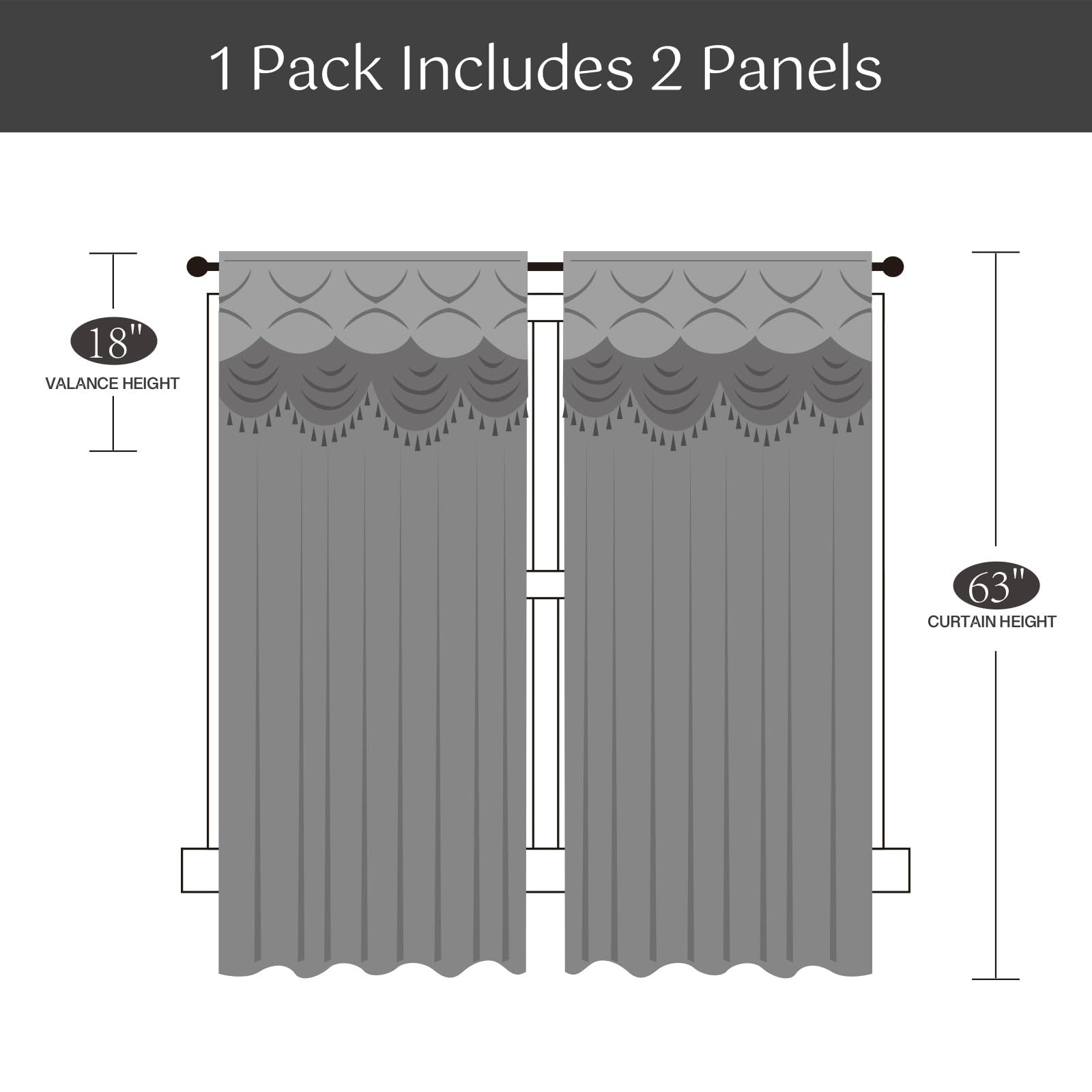 Petrichor elegant curtain set with gold and silver threads, featuring two panels and luxurious fabric for window decor.
