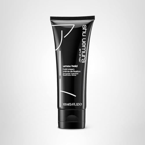 Shu Uemura Art of Hair Umou Hold hair cream jar showcasing the product label and packaging.