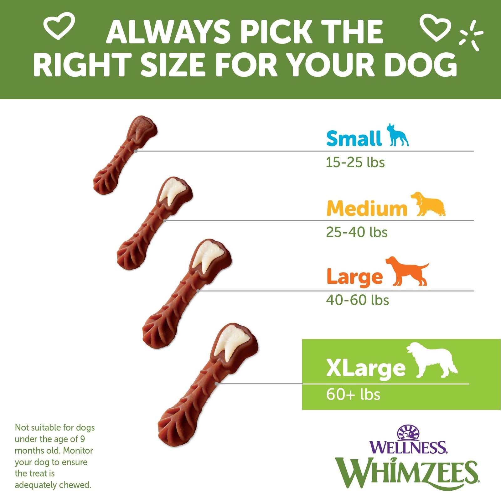 Wellness WHIMZEES X-Large Dog Dental Treats Value Box, 15-count, natural chews for dental health and fresh breath.