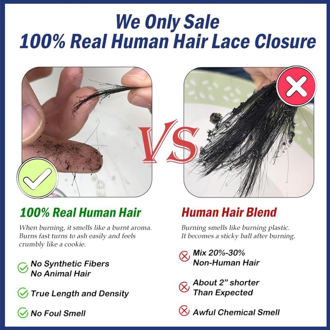 Straight human hair lace frontal closure in 13x4 skinlike HD lace, ear-to-ear, designed for natural, seamless hair extensions.