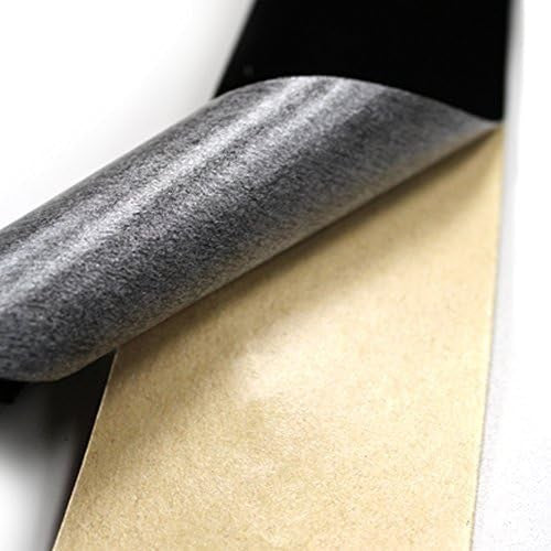 Black velvet tape by Elite Screens for Designer Cut Series projector screens, 2-inch width, shown in close-up on the product.