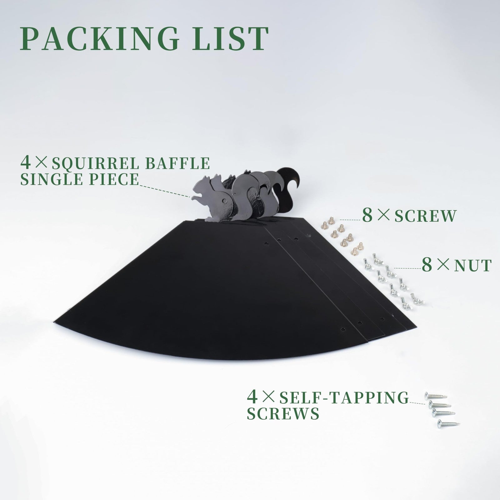 Metal squirrel baffle for 4x4 post, 18-inch outdoor bird feeder baffle by RELIY, fits wood posts to keep squirrels away.