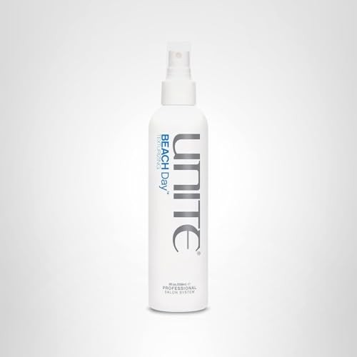UNITE Hair BEACH Day Sea Salt Spray for tousled, textured, voluminous hair with natural wave and thickness.