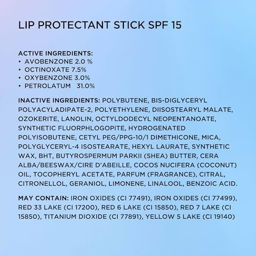 Elizabeth Arden Eight Hour Cream Lip Protectant Stick SPF 15 balm with natural beige color and smooth, rounded applicator.