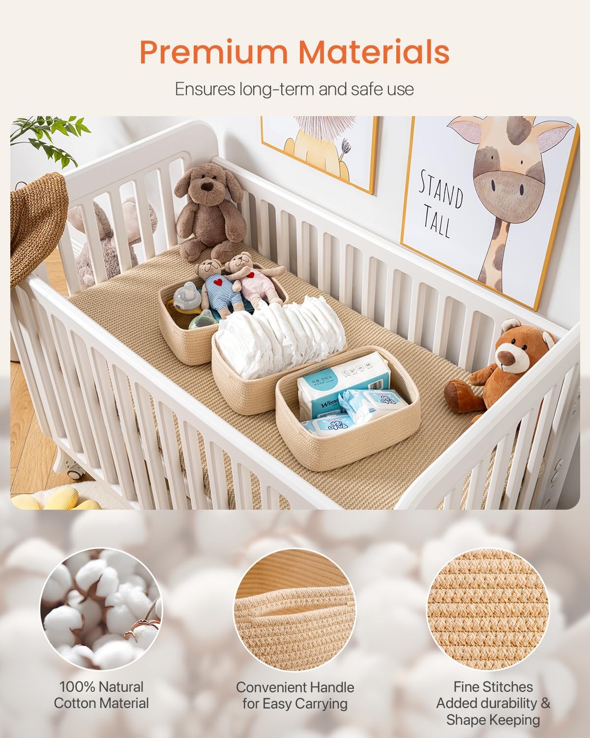 KALLAX small woven storage basket, 12x8x4.5 inches, made of natural material, ideal for organizing small household items.