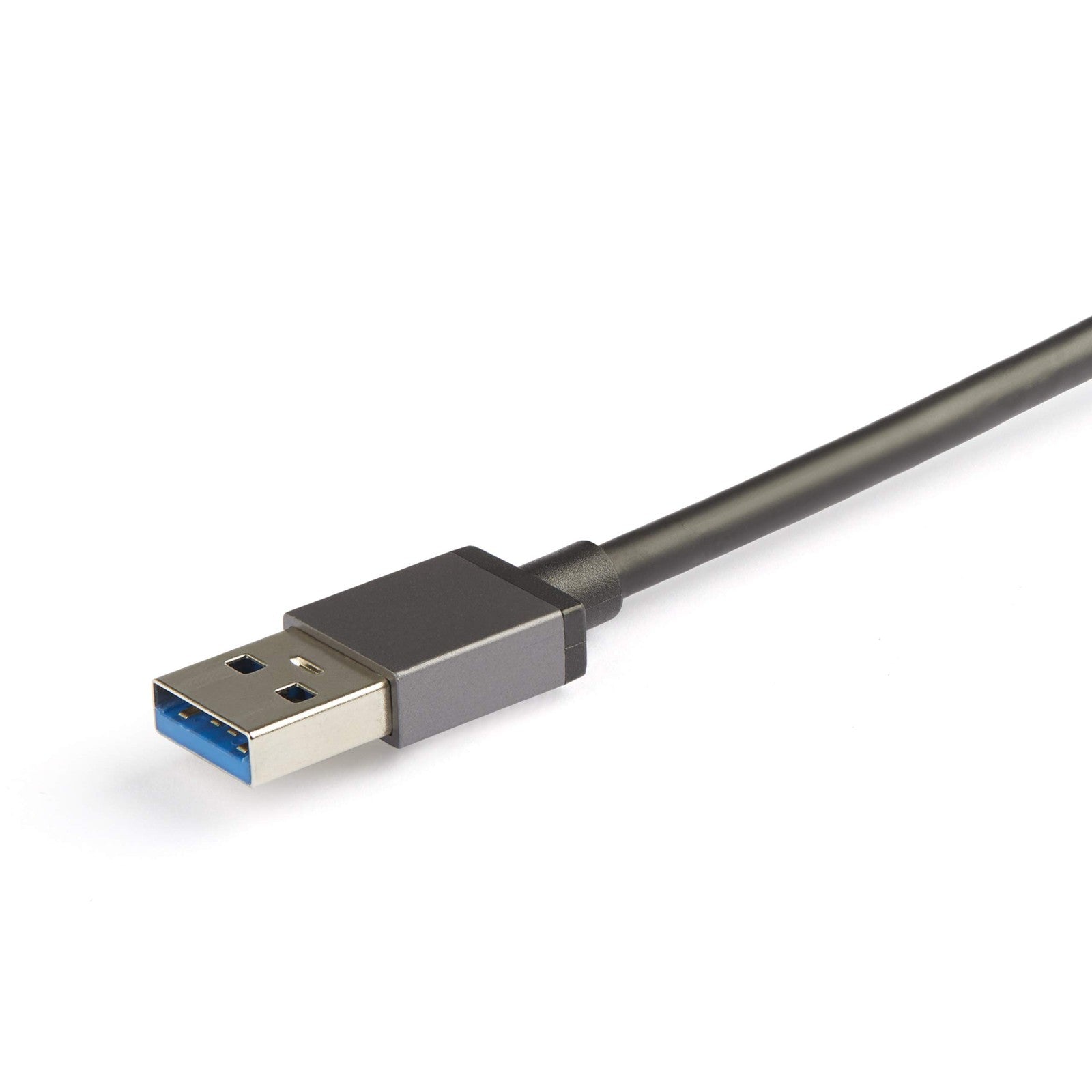StarTech.com USB 3.0 to 2.5 Gigabit Ethernet adapter with compact LAN network dongle showing USB and Ethernet ports.