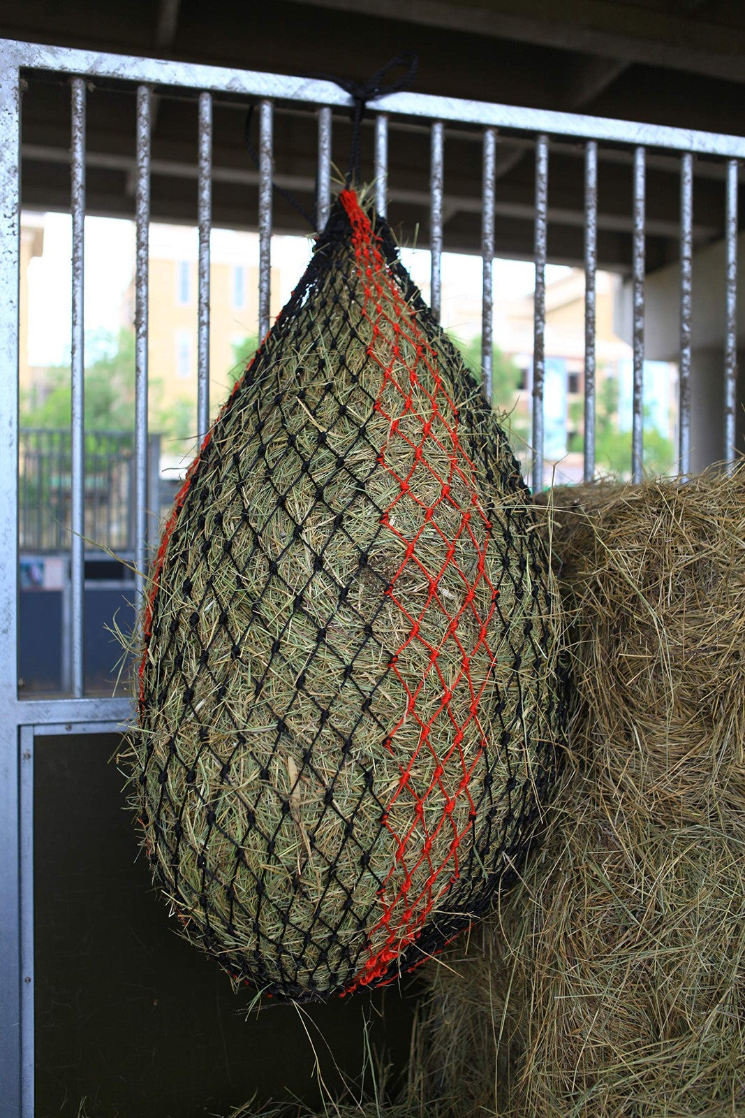 T TEKE T Teke Deluxe Slow Hay Feeder with 1-3/4 inch feeding holes and durable hay nets for horse feeding supplies