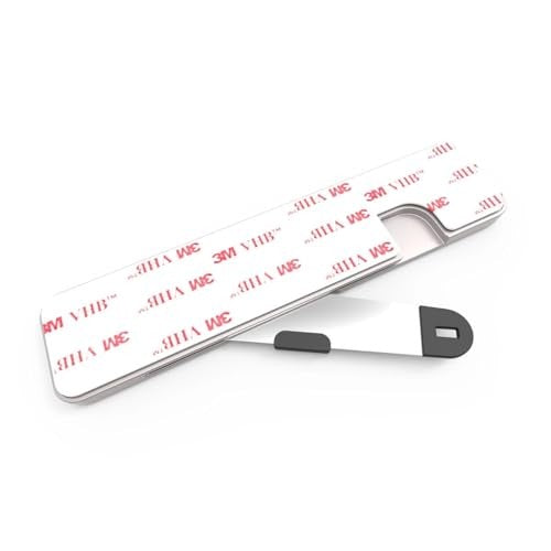 Silver Compulocks Blade Universal Lock Slot Adapter, designed for secure mounting and compatibility with various devices.