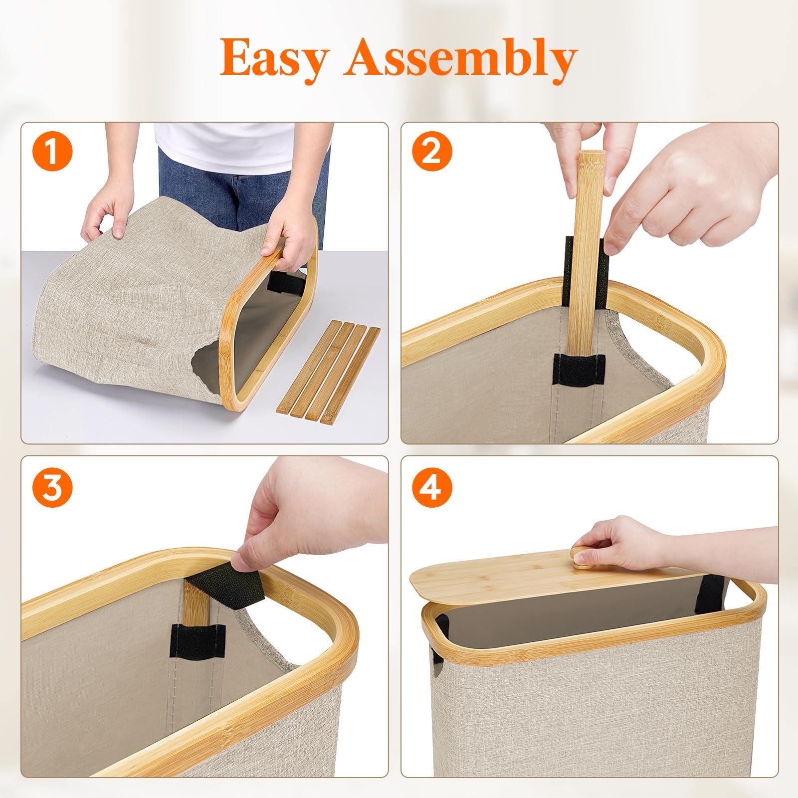 Lifewit free-standing toilet paper storage holder with bamboo accents, holding 9 to 12 rolls, ideal for bathroom organization.