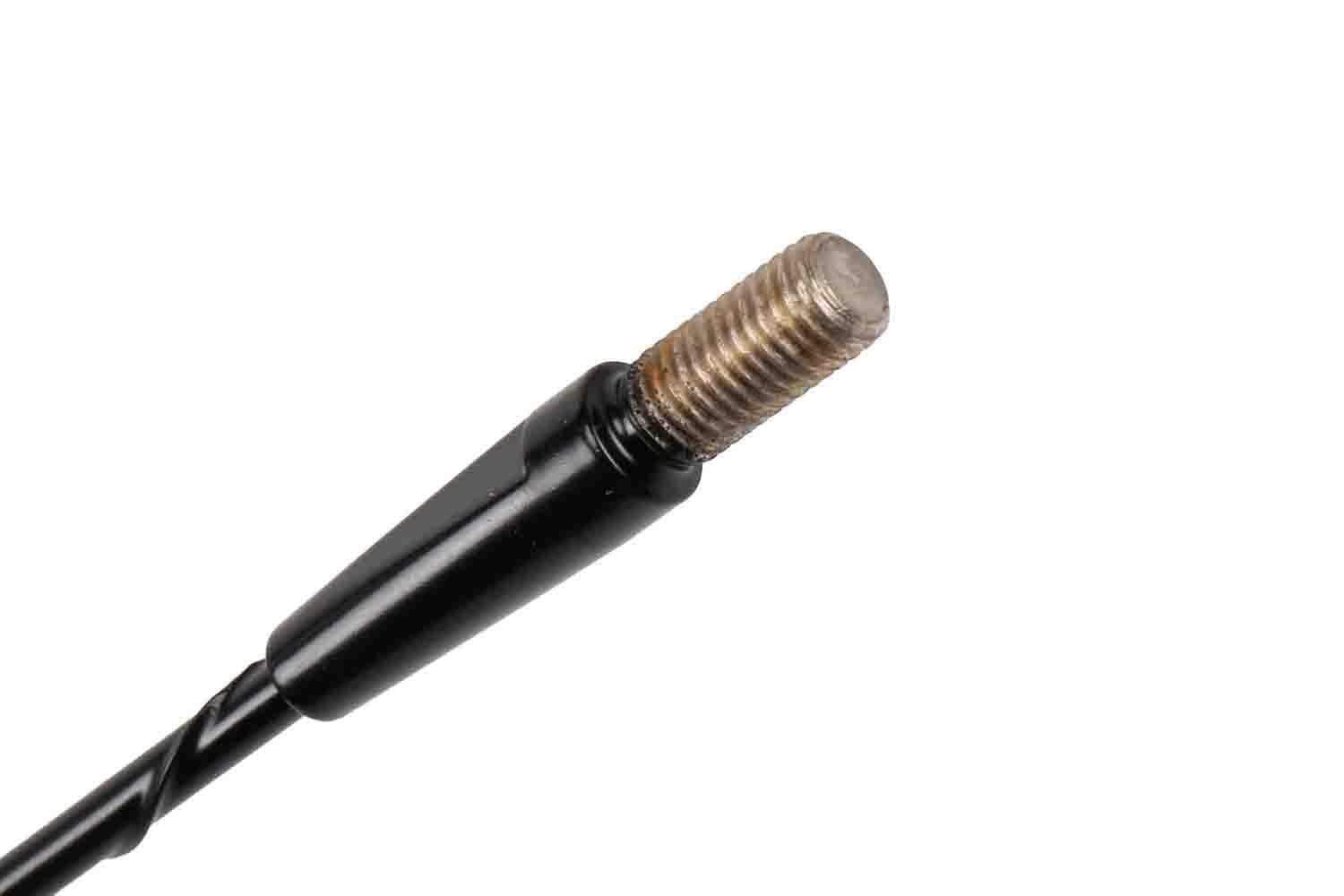 GM Genuine Parts 15114228 radio antenna with metal and plastic components, designed for vehicle installation and connectivity.
