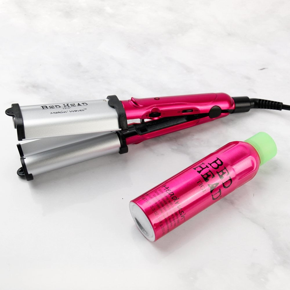 Bed Head Making Waves hair waver with multiple barrels creating vintage to loose wave styles on hair.