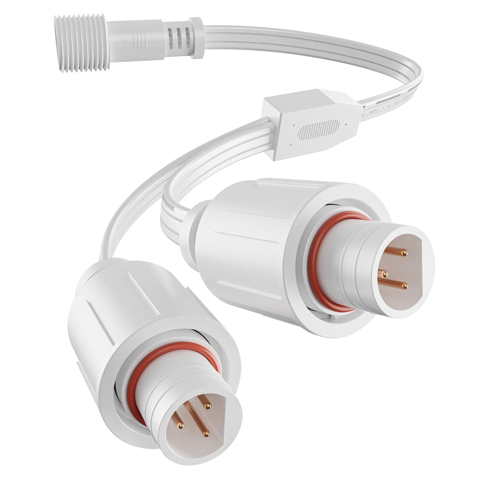 Y-shaped SAYSOLAK Y-Splitter for eufy outdoor lights E22 and S4, extension cable with multiple connection ports
