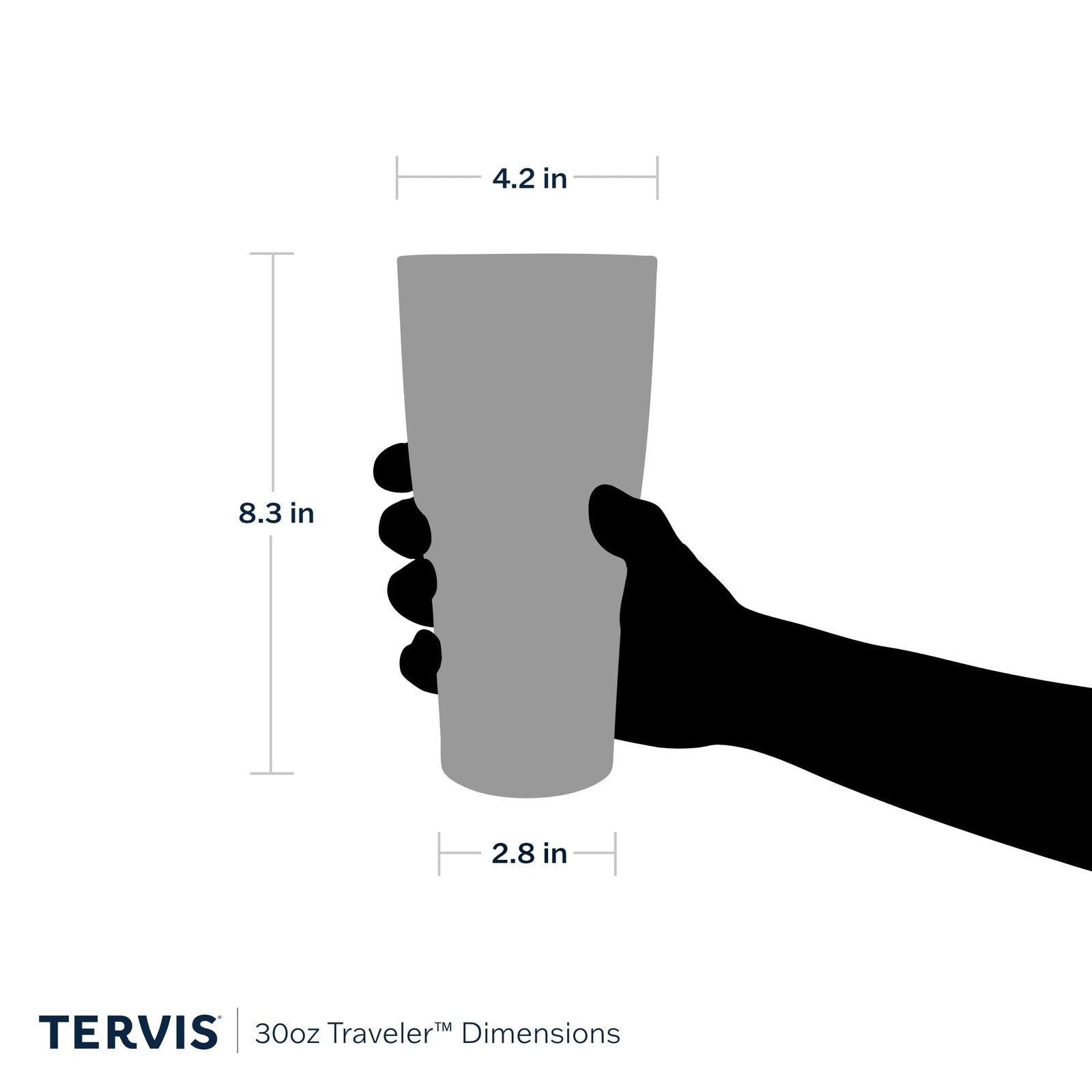 Tervis Traveler Wicked For Good gold triple-insulated tumbler travel cup with lid and straw, featuring bold black and gold design.