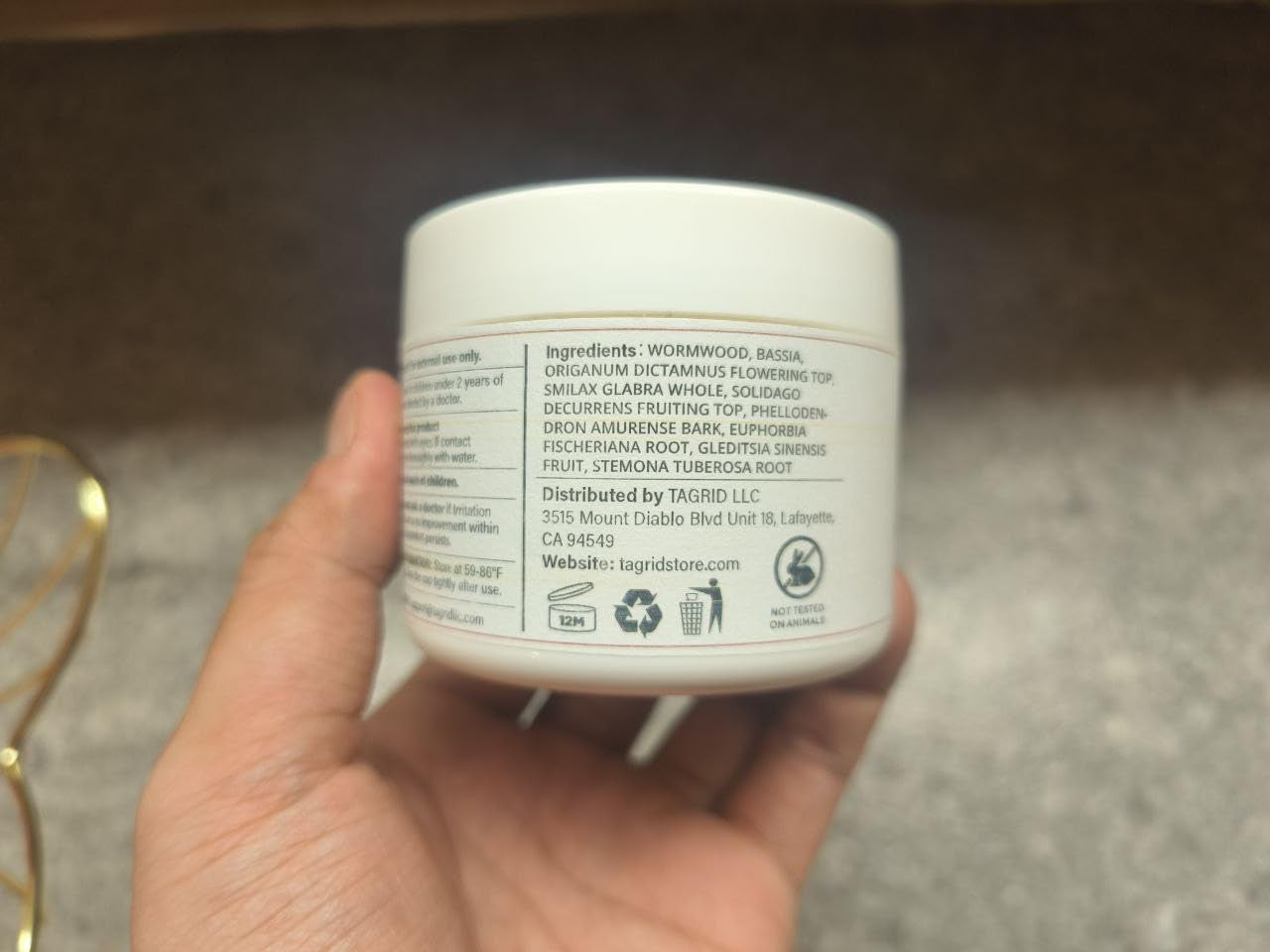Tube of Tagrid antifungal cream for jock itch, designed for athletes and active people, showing the product packaging.