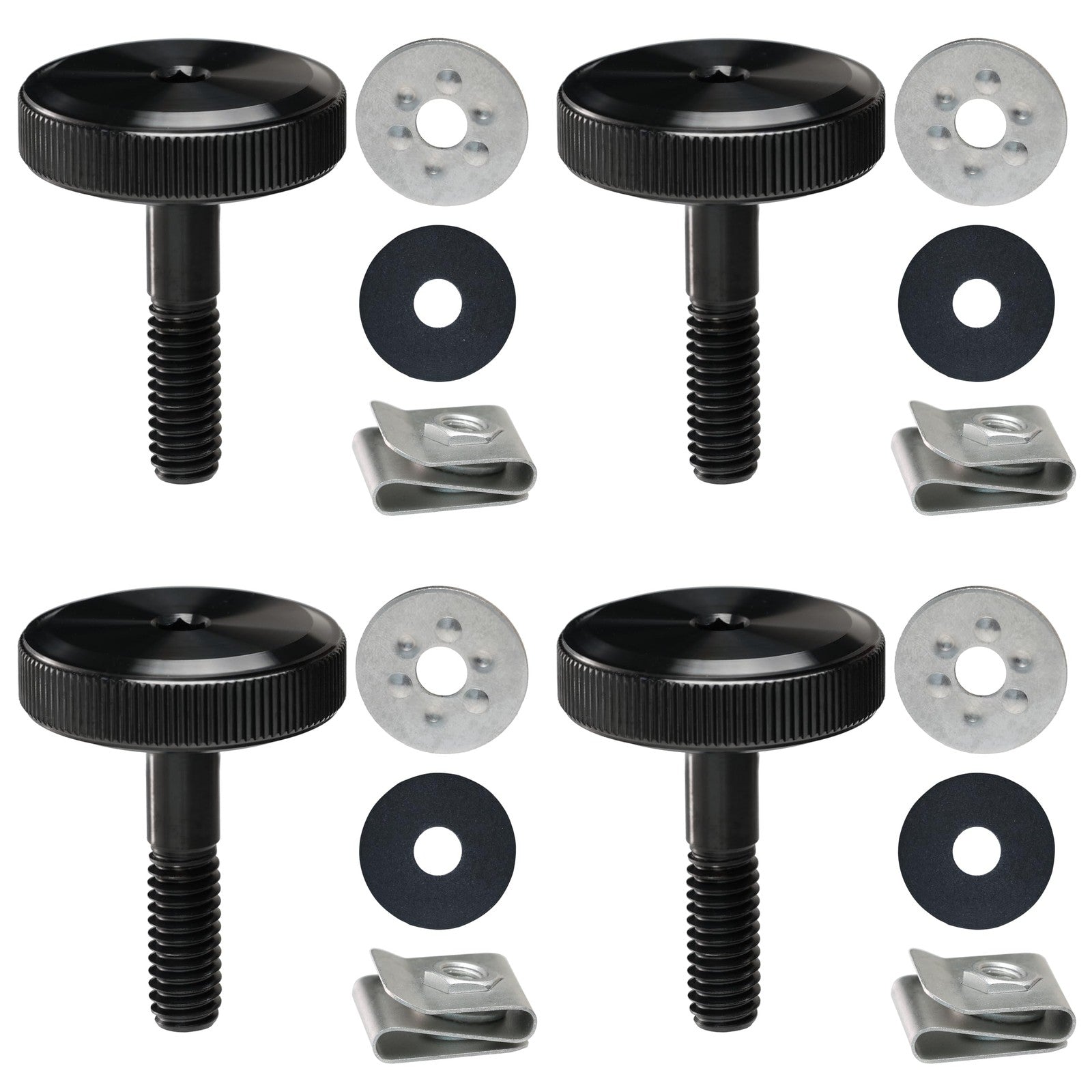 FENRIR motorcycle saddlebag lock security bolt knobs and fasteners hardware kit made of durable 304 stainless steel.