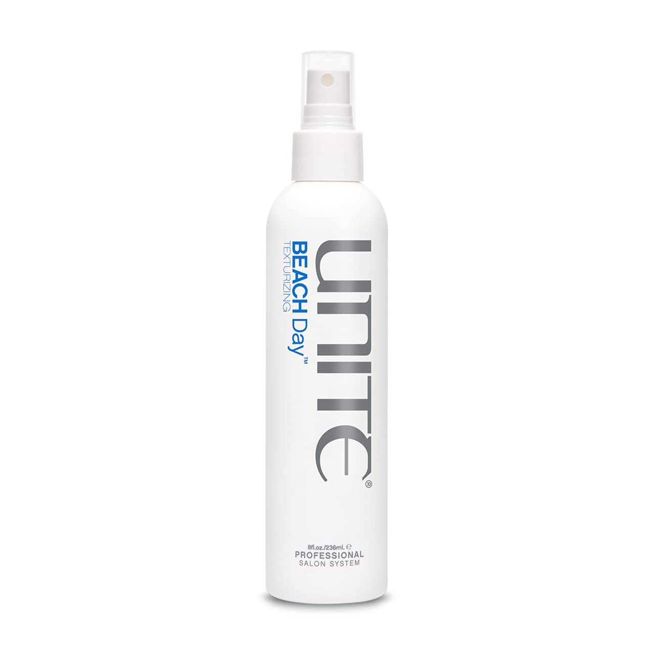 UNITE Hair BEACH Day Sea Salt Spray for tousled, textured, and thick beach-inspired waves in a natural hairstyle.