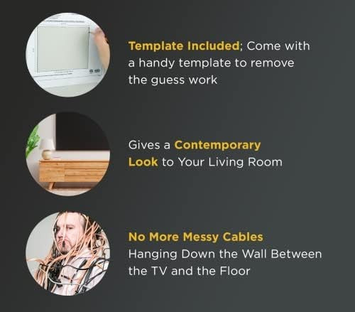 White DataComm recessed low voltage cable plate with power kit for easy installation and cable management.