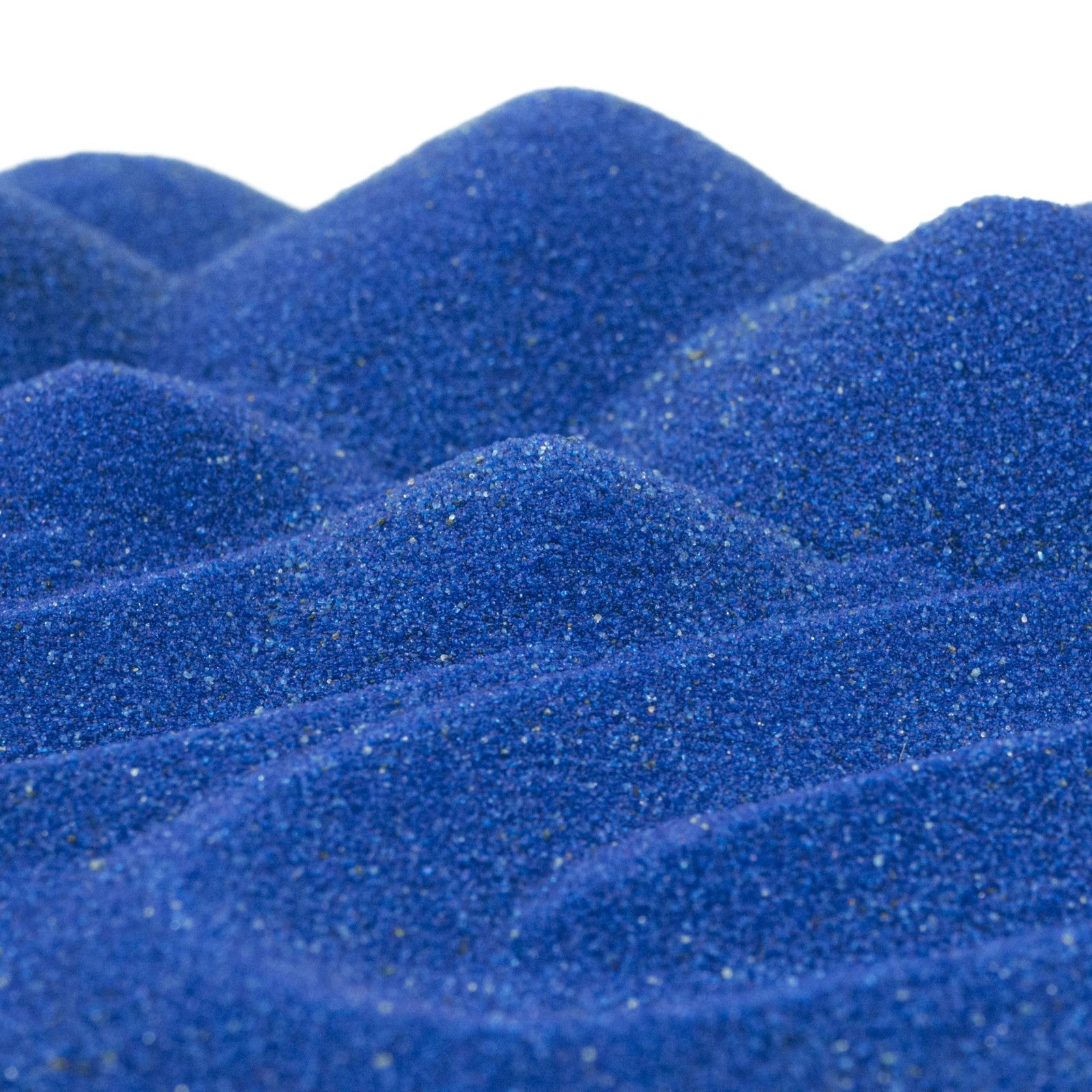 Activa dark blue decorative colored sand in a resealable bag, fine texture, 5lb (2.27kg) for craft and home decor projects.