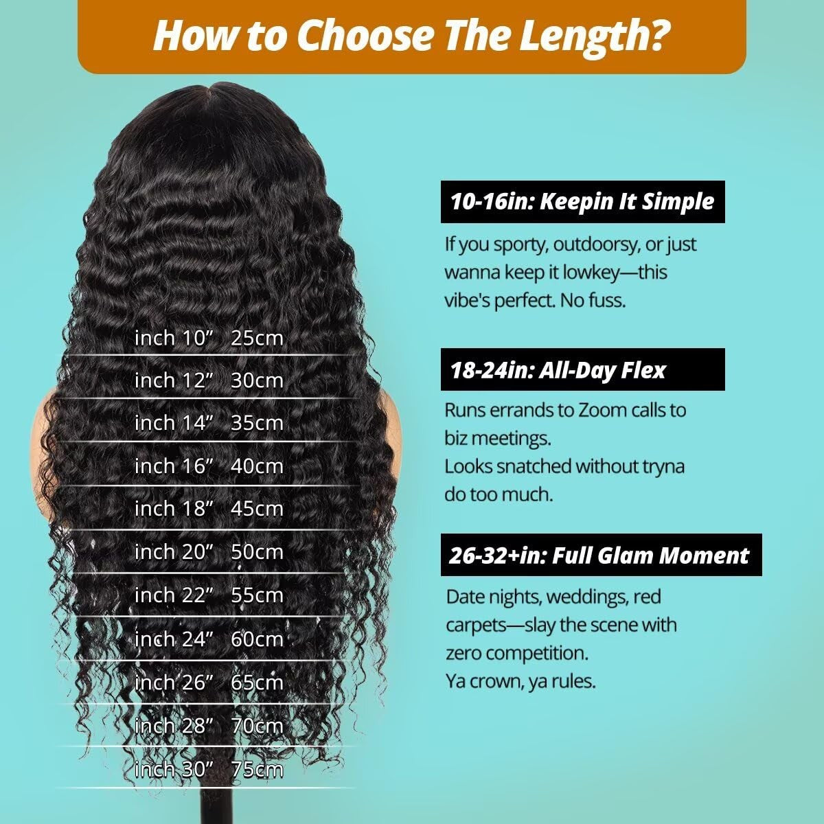 Deep wave human hair bundles by Cuzuzu, 12A quality, 22, 24, 26 inch bundles, natural 100% human hair style.