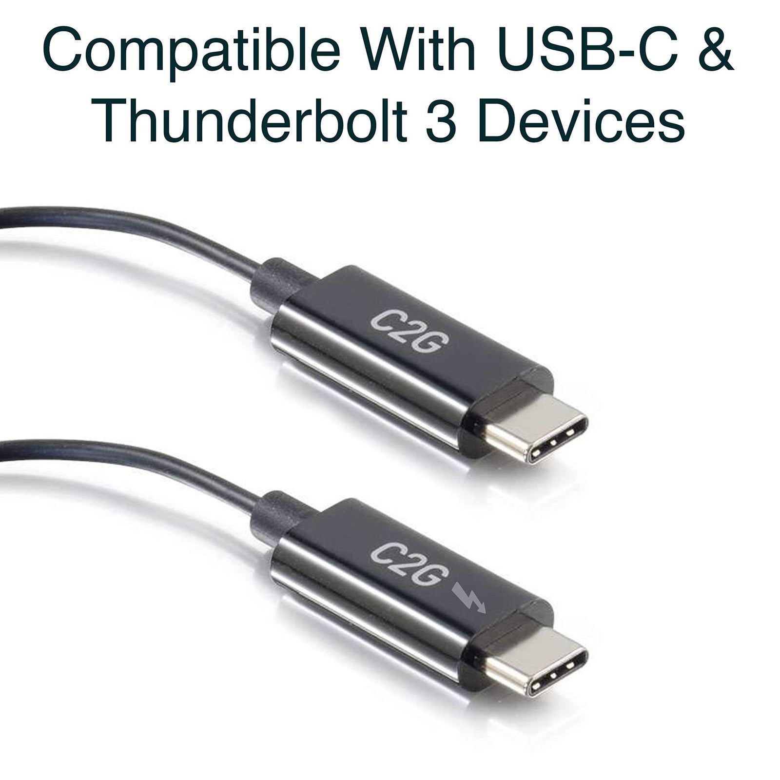 C2G USB-C 6-in-1 Mini Dock with 4K HDMI, Ethernet port, USB ports, and Power Delivery connected to a laptop.