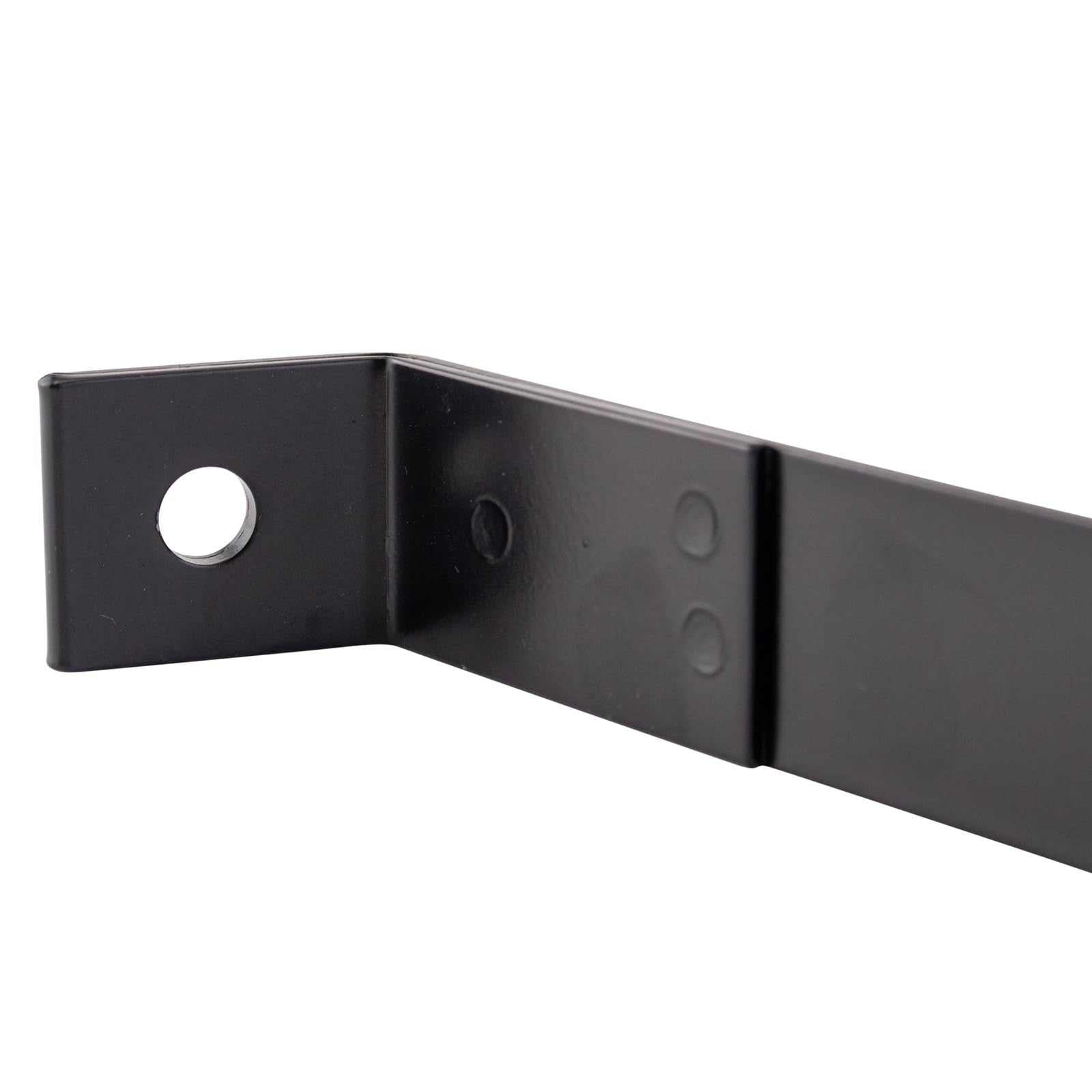 TRQ Fuel Tank Strap black galvanized steel for 2013-20 Ford Fusion and Lincoln MKZ FWD