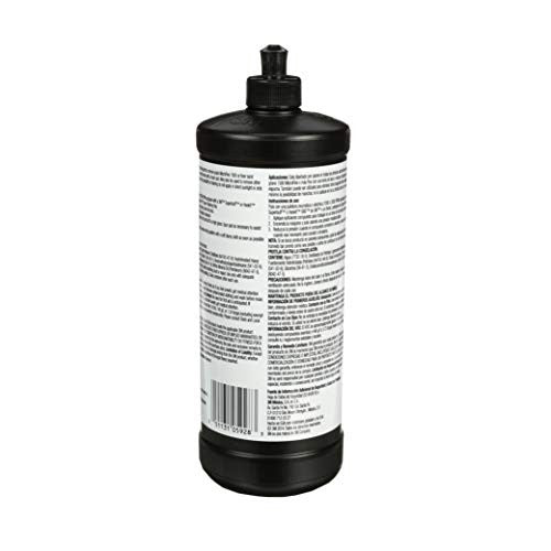 3M Finesse-it II machine polish in a 1-quart (32 fl oz) bottle, designed for automotive polishing and finishing.