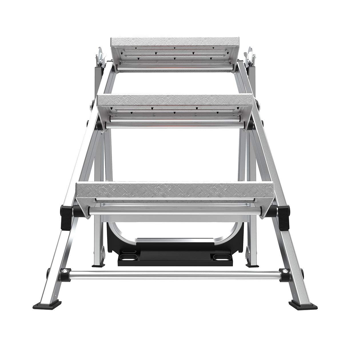 Little Giant Safety Step 3-step aluminum ladder, 3ft tall, Type 1A, 300 lbs weight capacity, with anti-slip steps.