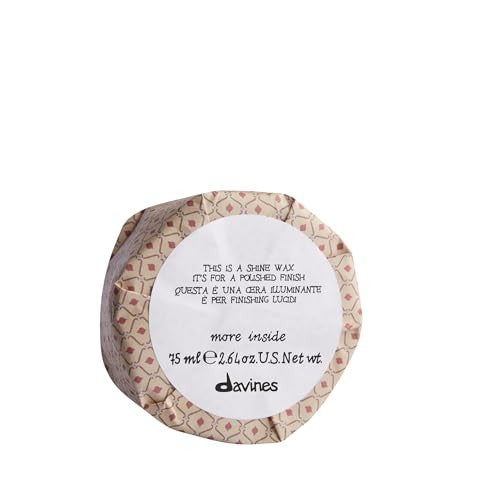 Davines This Is A Shine Wax with light hold, high shine, creamy texture, in a 2.54 fl oz container, shown in the image.