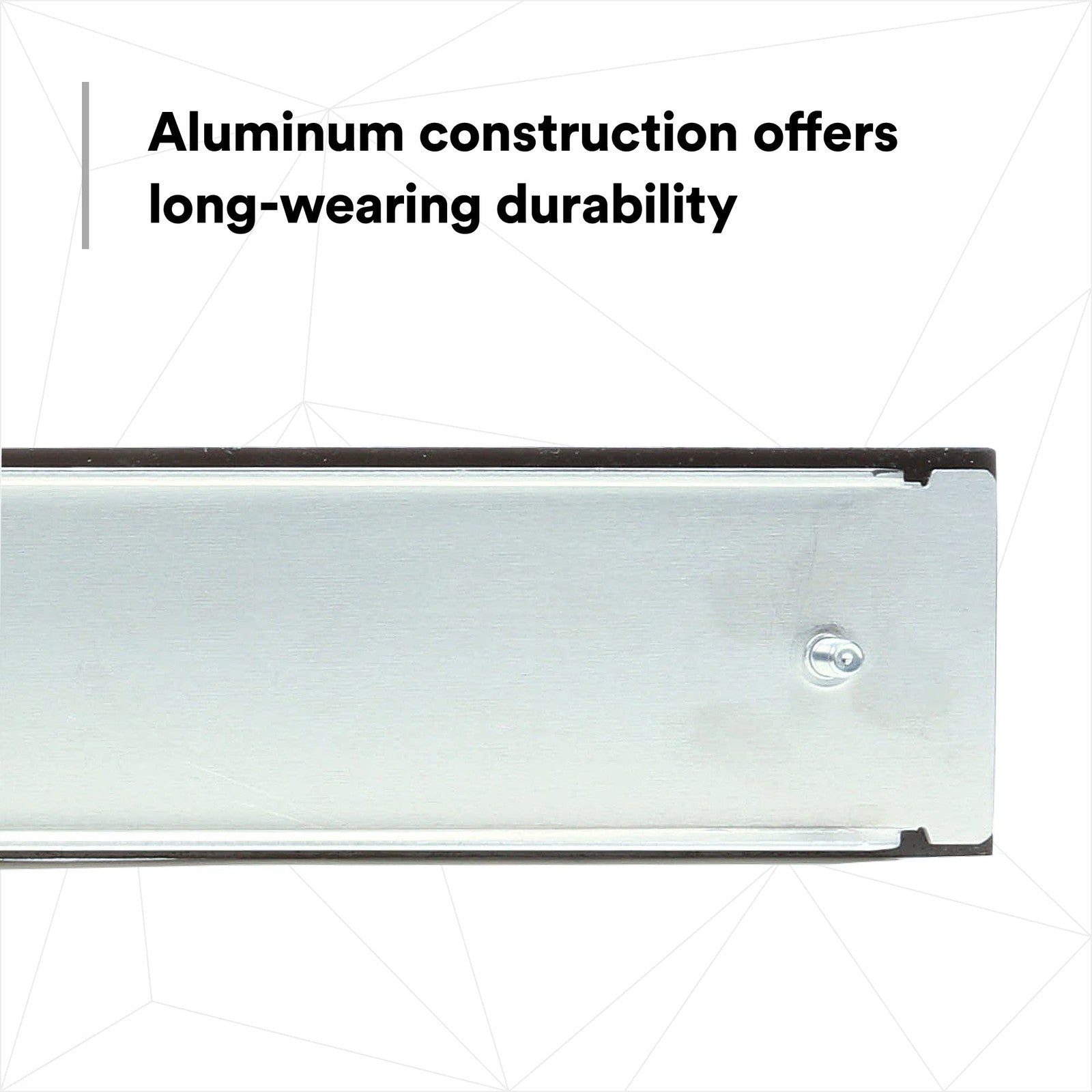 3M Stikit Air File Shoe in aluminum, lightweight and durable, 2-3/4 inch by 16 inch size, shown in the image.