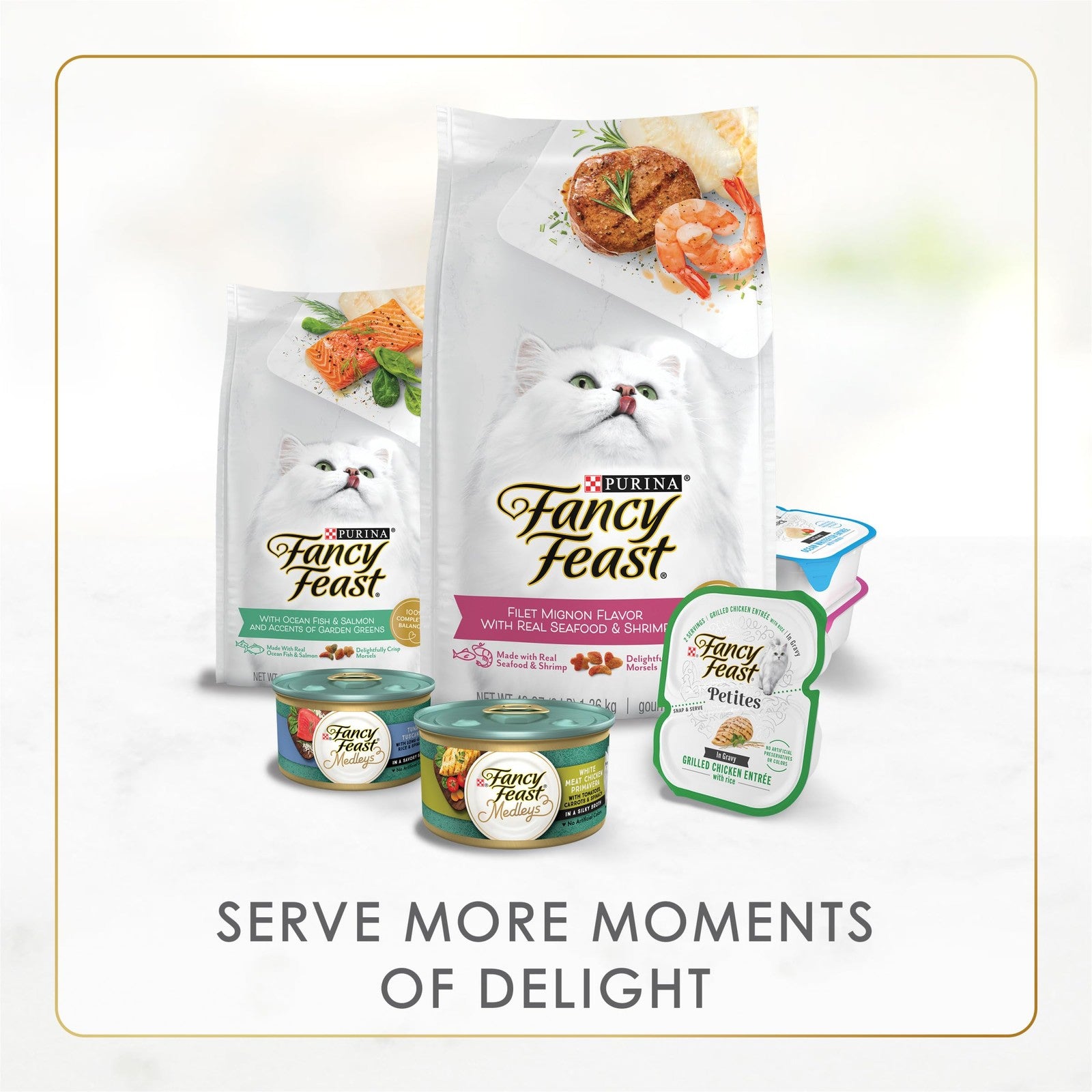 Canned Fancy Feast Senior Wet Cat Food with tuna feast in gravy, 24 cans, ideal for cats aged 7 and older.