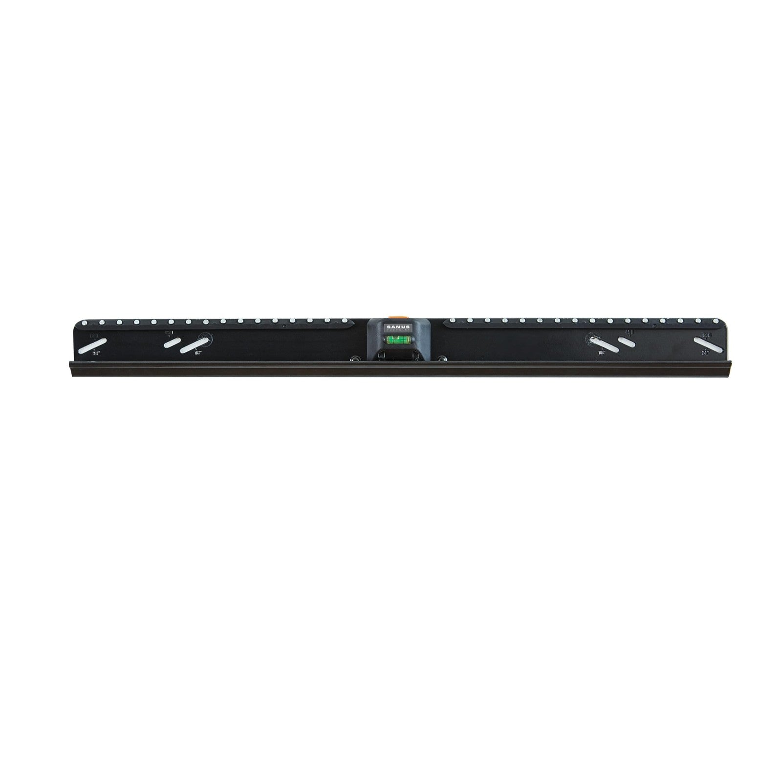 Sanus No Drill No Stud TV wall mount for 32-85 inch TVs, featuring sleek design and sturdy support for easy installation.