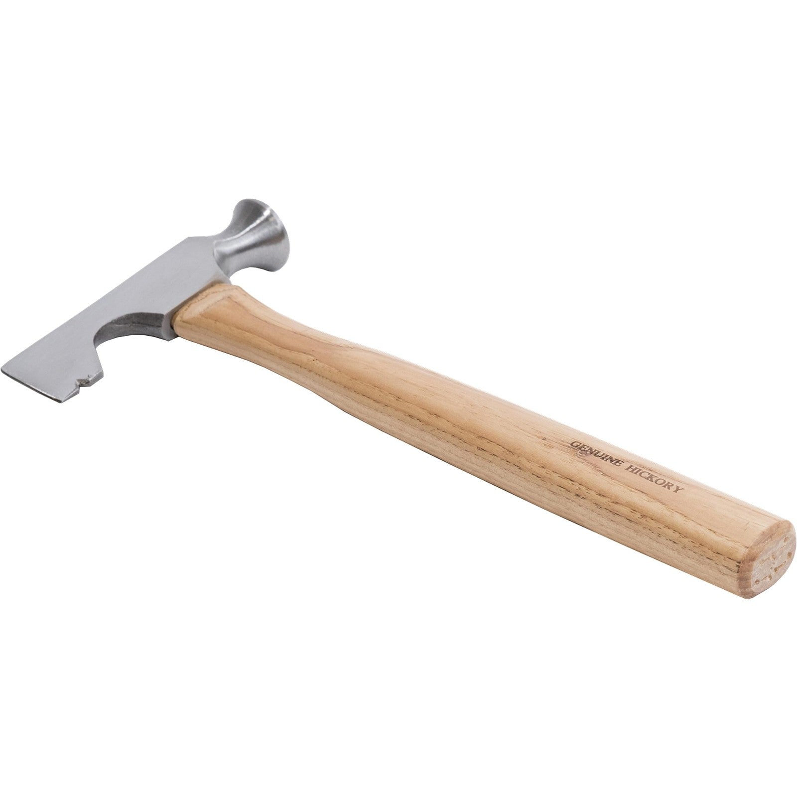 MARSHALLTOWN drywall hammer with 13.25-inch Hickory handle, showing the tool's head and wooden grip on a plain background.